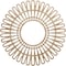 Ekena Millwork Cornelius Wood Fretwork Pierced Ceiling Medallion, Red Oak, 36"OD x 13 3/8"ID x 3/8"T CMWP36X0375CRRO - alternate 1